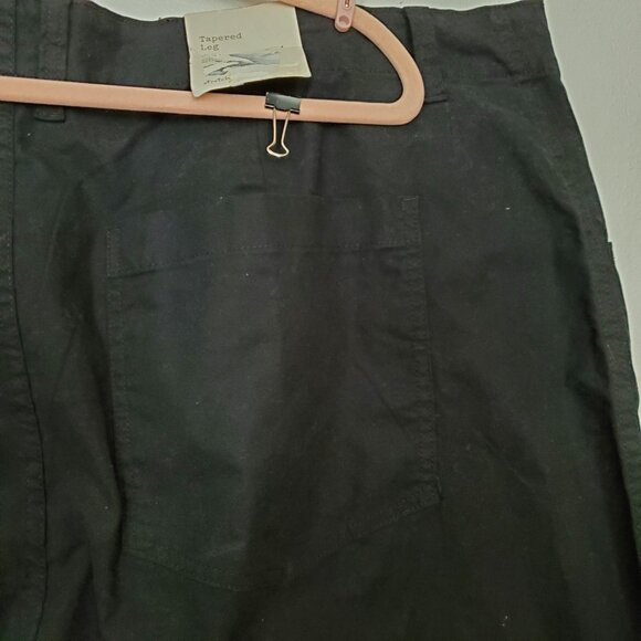 Women's A New Day Pants Size 24 Black Stretch Tapered Leg High Rise Relaxed Fit - Picture 7 of 13